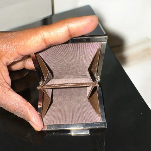 Burberry coin case, dark brown check leather EUC - Picture 6 of 7